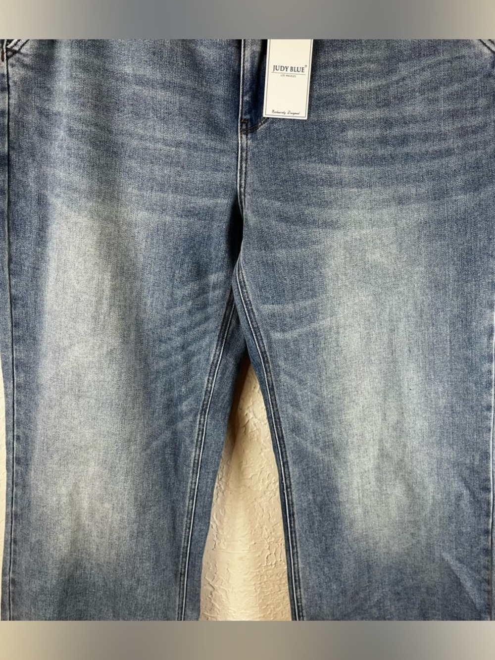 Judy Blue High Waist Double Button Wide Leg Jeans - Picture 7 of 15